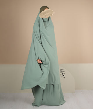 Tie Back Khimar met rok