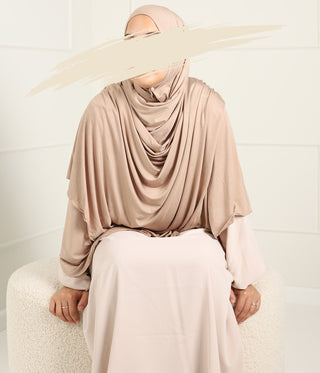 Premium Cotton Scarf 100*200 met Comfort Bonnet