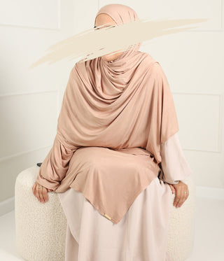 Premium Cotton Scarf 100*200 met Comfort Bonnet