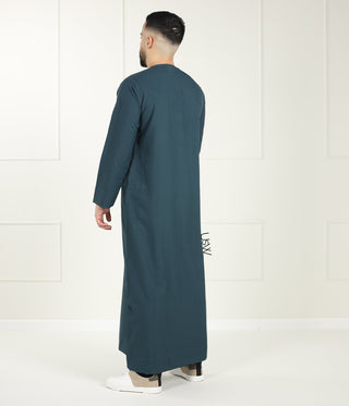 Qamees Arabesque - Bottle Green