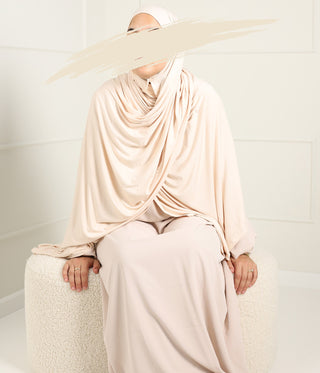 Premium Cotton Scarf 100*200 met Comfort Bonnet