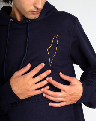 Pray for Palestine Hoodie - Navy