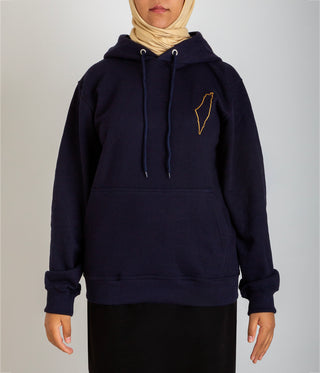 Pray for Palestine Hoodie - Navy