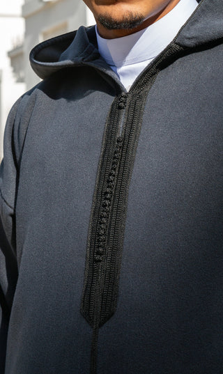 Jellaba Sof Donkergrijs