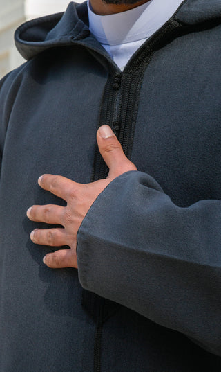 Jellaba Sof Donkergrijs