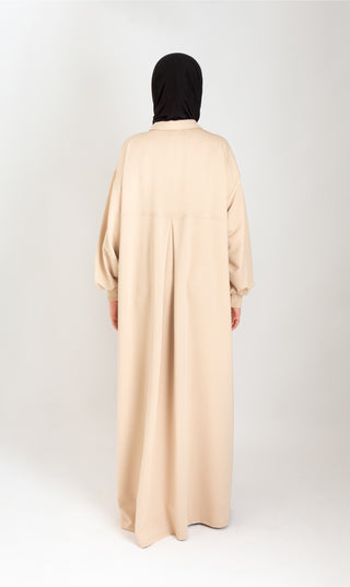 Utility Dress Qalqiya - Beige