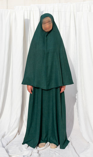 3baya Essential + Hijab - Moss Green