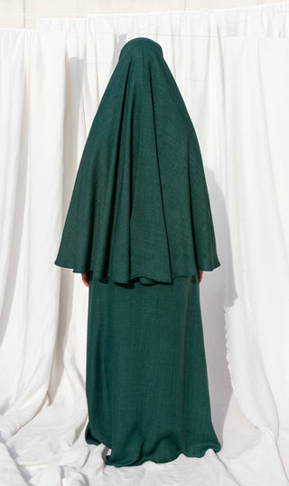 3baya Essential + Hijab - Moss Green