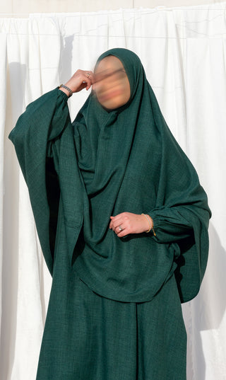 3baya Essential + Hijab - Moss Green