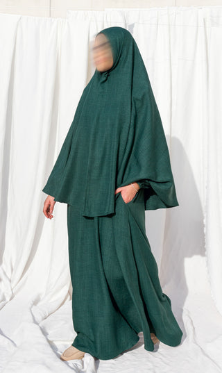 3baya Essential + Hijab - Moss Green
