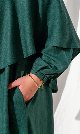 3baya Essential + Hijab - Moss Green