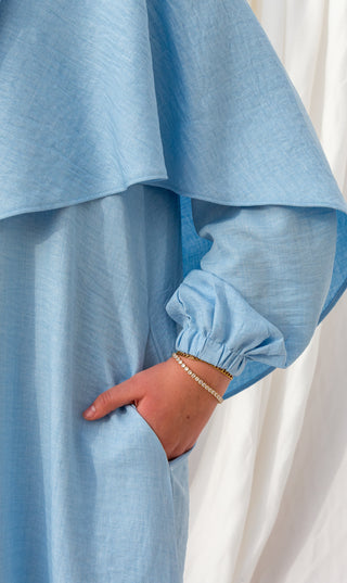 3baya Essential + Hijab - Sky Blue