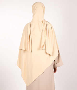Instant Khimar Hijab - Beige