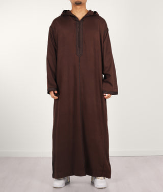 Djellaba Anouar - Espresso