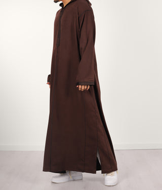 Djellaba Anouar - Espresso