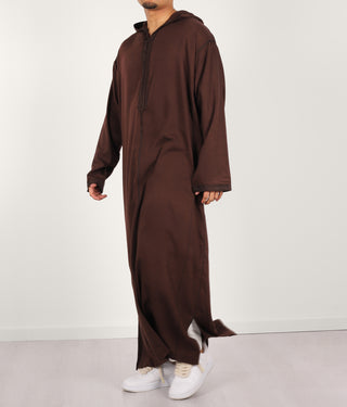 Djellaba Anouar - Espresso