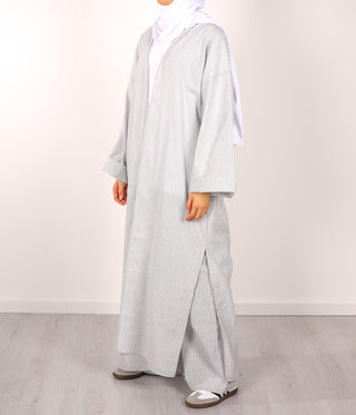 Kimono Twinset Safwa - Light Grey