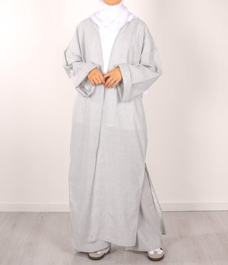 Kimono Twinset Safwa - Light Grey