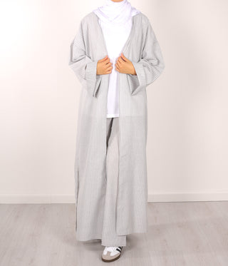 Kimono Twinset Safwa - Light Grey