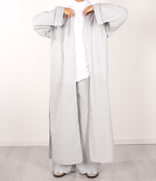 Kimono Twinset Safwa - Light Grey