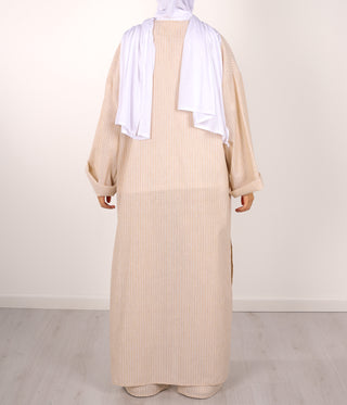 Kimono Twinset Safwa - Beige