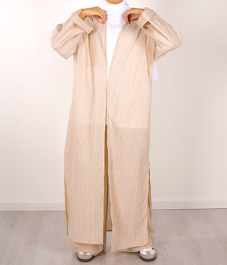Kimono Twinset Safwa - Beige