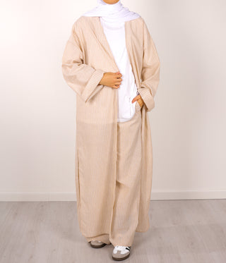 Kimono Twinset Safwa - Beige