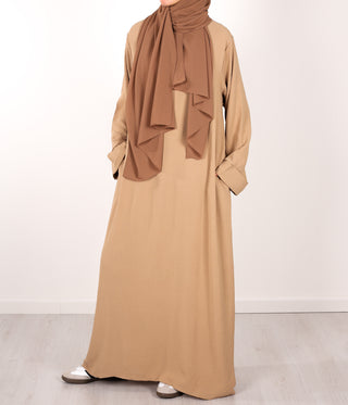 عباية نورا كيمونو - كريمي