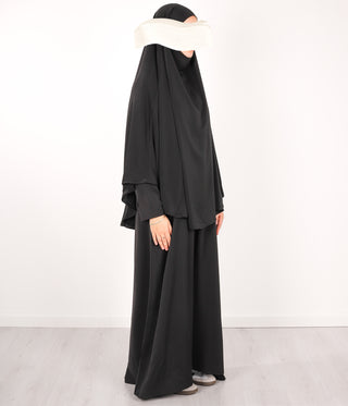 Anisah A-lijn Abaya - Zwart