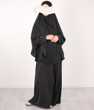 Anisah A-lijn Abaya - Zwart