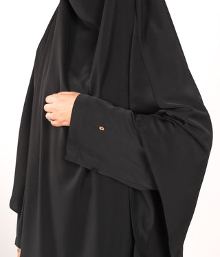 Anisah A-lijn Abaya - Zwart
