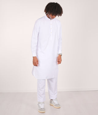 Sarwal Kameez Amir - White