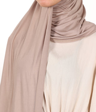 Viscose Instant Hijaab FNR - Iced Coffee