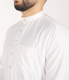 Chino Saudi Qamis - White
