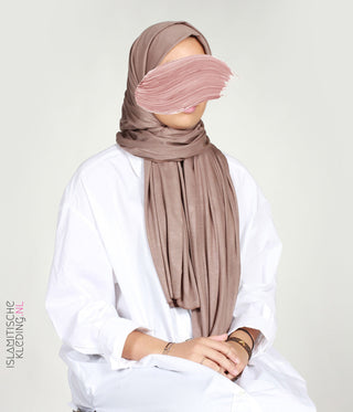 Maxi Jersey Sjaal 80x200 Taupe