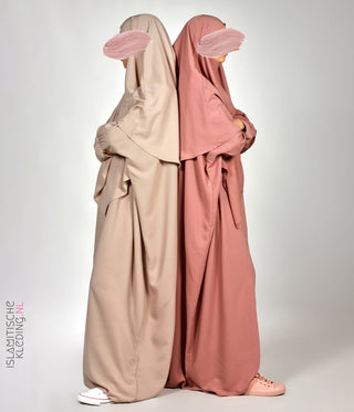Farasha Abaya Basic - Rose