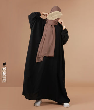 Batwing Abaya Black