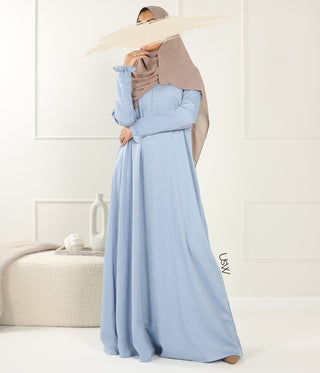 A-Lijn Abaya Aaliia Samha - Sky Blue