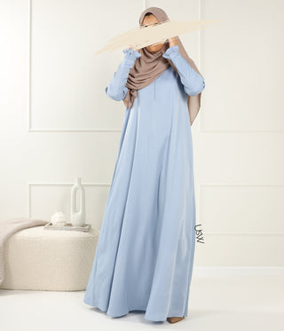 A-Lijn Abaya Aaliia Samha - Sky Blue