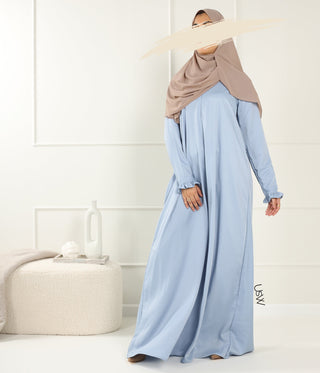 A-Lijn Abaya Aaliia Samha - Sky Blue