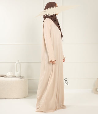 A-Lijn Abaya Aaliia Samha - Beige