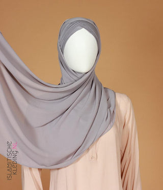 Instant Bonnet Chiffon Scarf Hijab - Dark Taupe