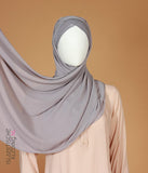 Instant Bonnet Chiffon Scarf Hijab Taupe
