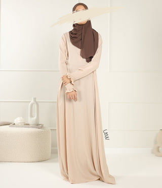 A-Lijn Abaya Aaliia Samha - Beige