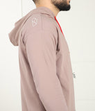 Men Long Track Suit - Taupe
