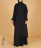 Asala Midi Dress Noir