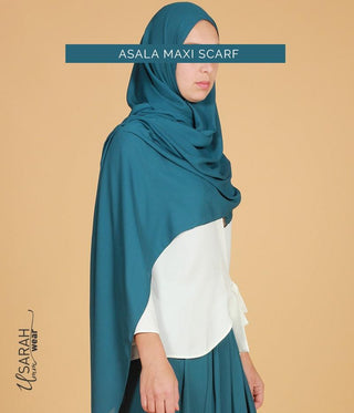 Asala Maxi Scarf 75*200 Petrol
