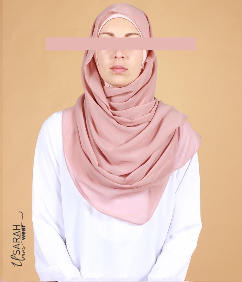 Instant Inner Scarf Nude Pink