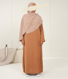 Noora Kimono Abaya - Camel