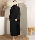 Oversized Trench Coat Abaya MT- Black